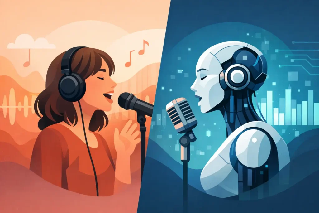 Human Vocals Versus AI Vocals and What Moves Us