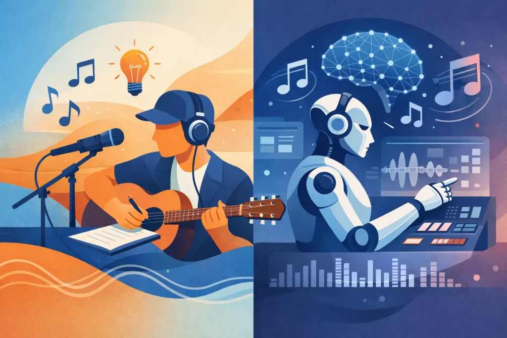 Songwriter-Led Versus AI Songs and What Lasts